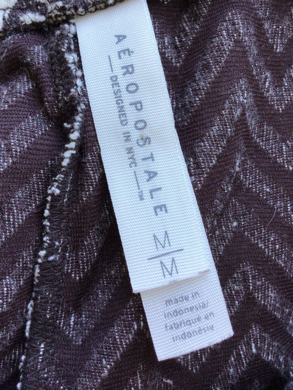 Aeropostale Chevron Striped Elastic Waist Mini Skirt - Picture 3 of 4